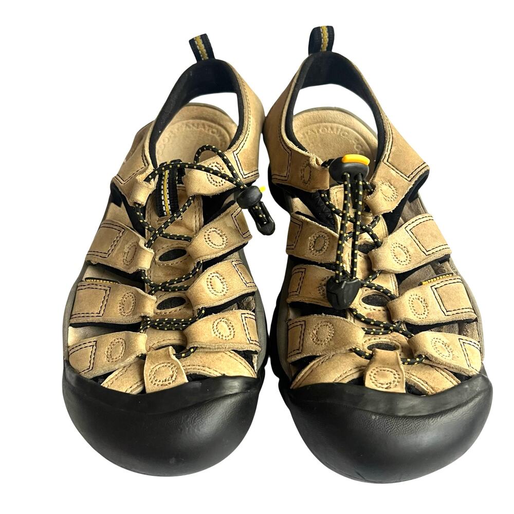KEEN Newport H2 Leather Sandals Women’s 6 Tan Closed Toe Hiking - Picture 2 of 11